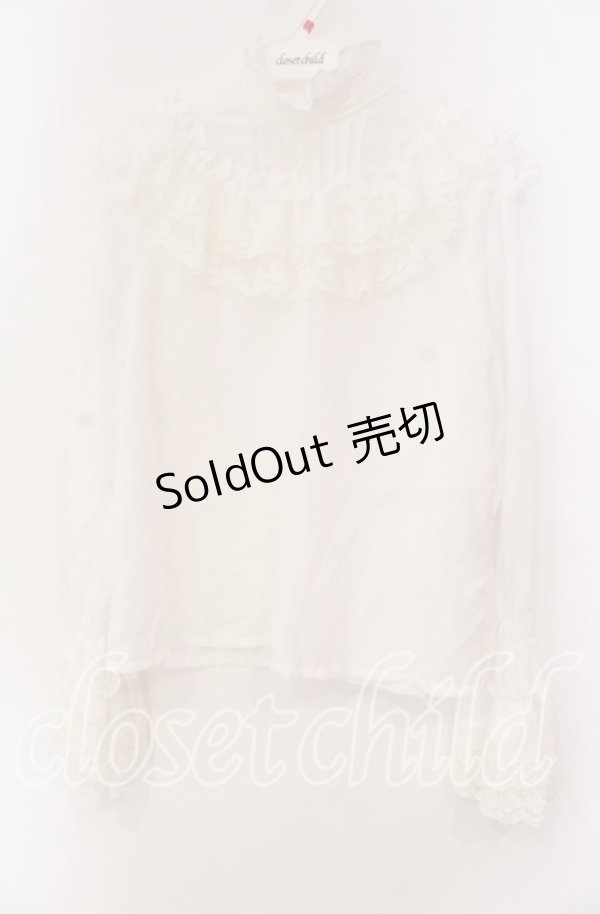 画像1: Millefleurs / クラシックブラウス M シロ O-25-11-08-037-EL-BL-IG-OS (1)