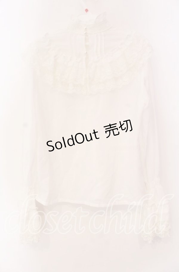 画像3: Millefleurs / クラシックブラウス M シロ O-25-11-08-037-EL-BL-IG-OS (3)