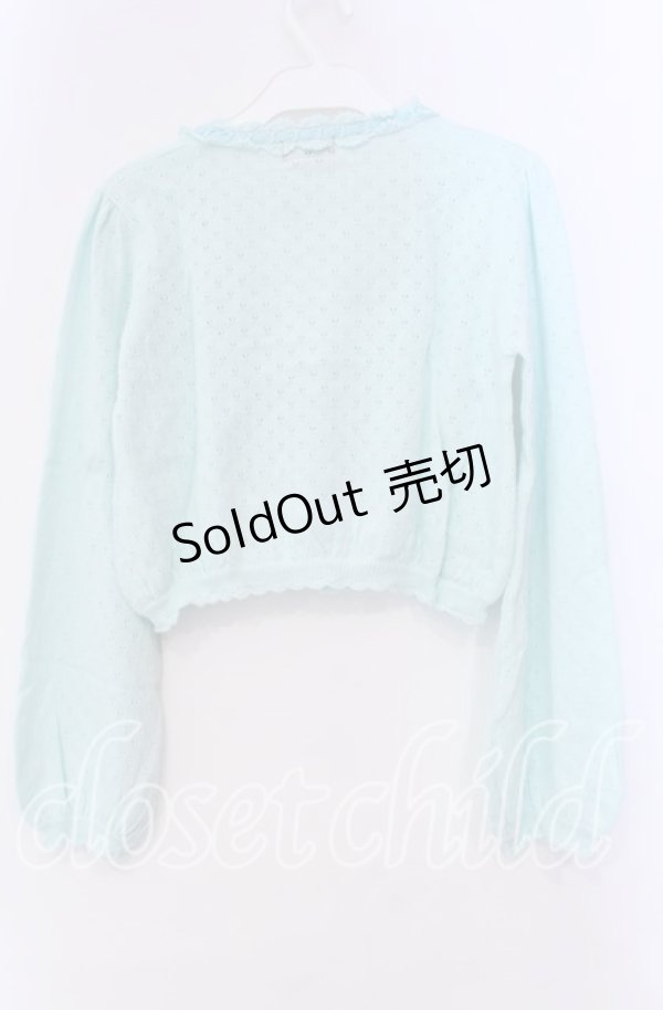 画像3: BABY,THE STARS SHINE BRIGHT / 透かしあみボレロ  ミント O-25-11-08-042-BA-TO-IG-OS (3)