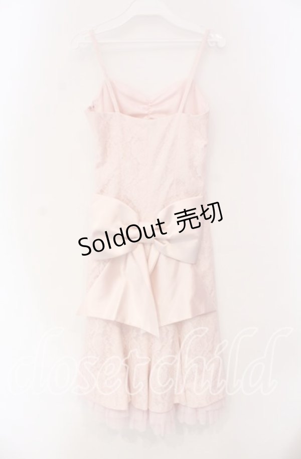 画像3: JESUS DIAMANTE / バックリボンスペシャルレースワンピース 38 ピンク O-25-11-08-045-JE-OP-IG-OS (3)