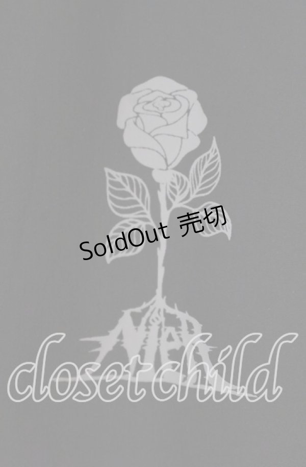 画像2: NieR Clothing / NieR ROSE BLOUSON JACKET ジャケット  ブラック O-25-11-08-046-PU-JA-IG-ZT-C022 (2)