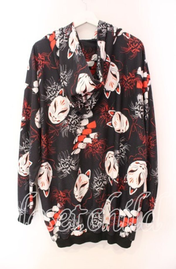 画像3: ACDC RAG / Pヒガンバナ ZIPパーカー  ブラック O-25-11-08-049-PU-TO-IG-OS (3)