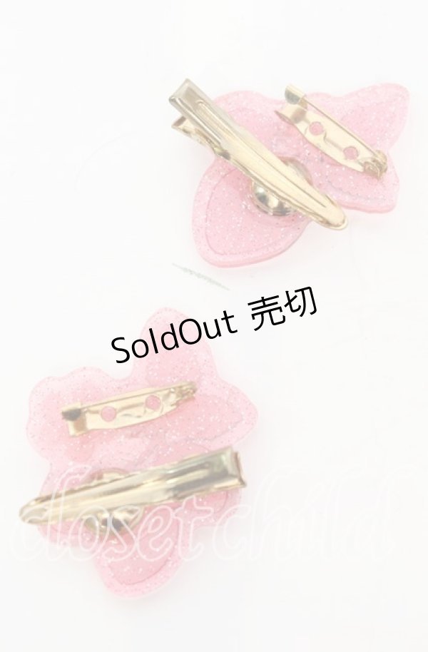 画像2: へきせんはうす / いちごクリップ＆ブローチ  ピンク O-25-11-08-1046-LO-AC-OW-ZT422-F001 (2)