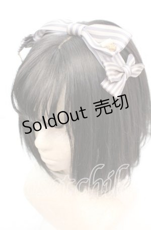 画像: MERCI MEL / チョコモチーフヘアクリップ  グレー系 O-25-11-08-1050-LO-AC-OW-ZT