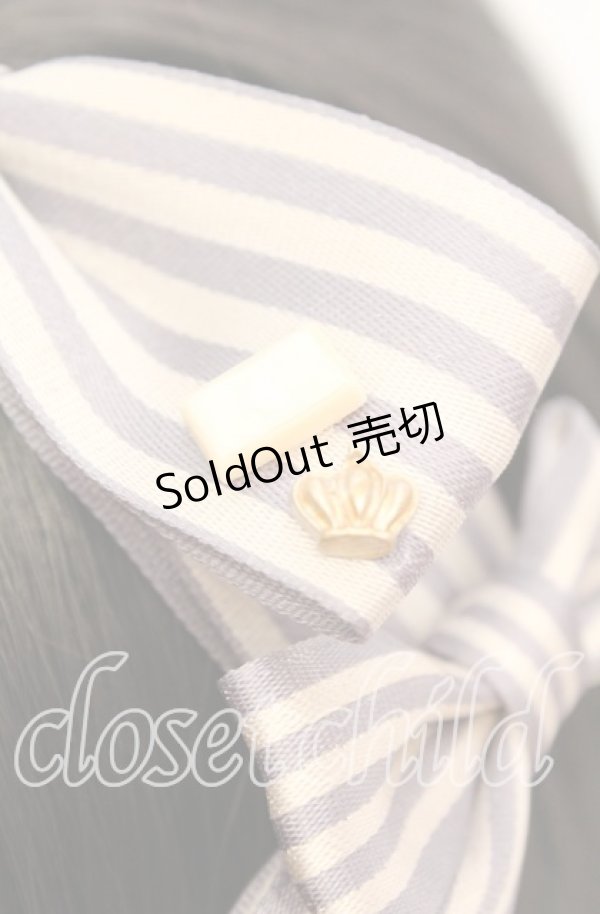 画像2: MERCI MEL / チョコモチーフヘアクリップ  グレー系 O-25-11-08-1050-LO-AC-OW-ZT (2)