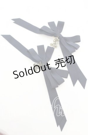 画像: ALICE and the PIRATES / 多重リボンクリップ  ネイビー O-25-11-08-1051-PA-AC-OW-OS