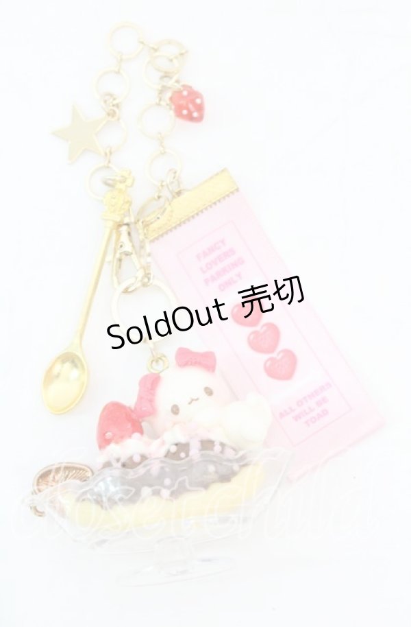 画像1: PARU HIMA / うさぎパフェバッグチャーム  ピンク系 O-25-11-08-1059-LO-ZA-OW-OS (1)