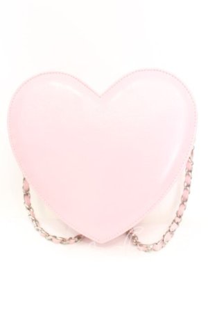 画像: MILK / ミニハートチェーンBAG  ピンク O-25-11-08-1007-ML-BG-IG-OS