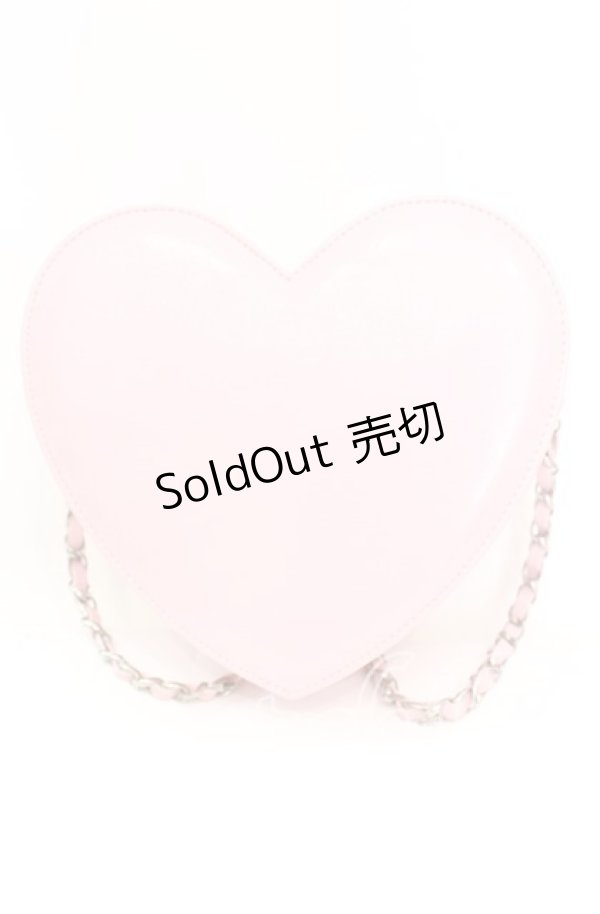 画像1: 【SALE】MILK / ミニハートチェーンBAG  ピンク O-25-11-08-1007-ML-BG-IG-ZT274 (1)