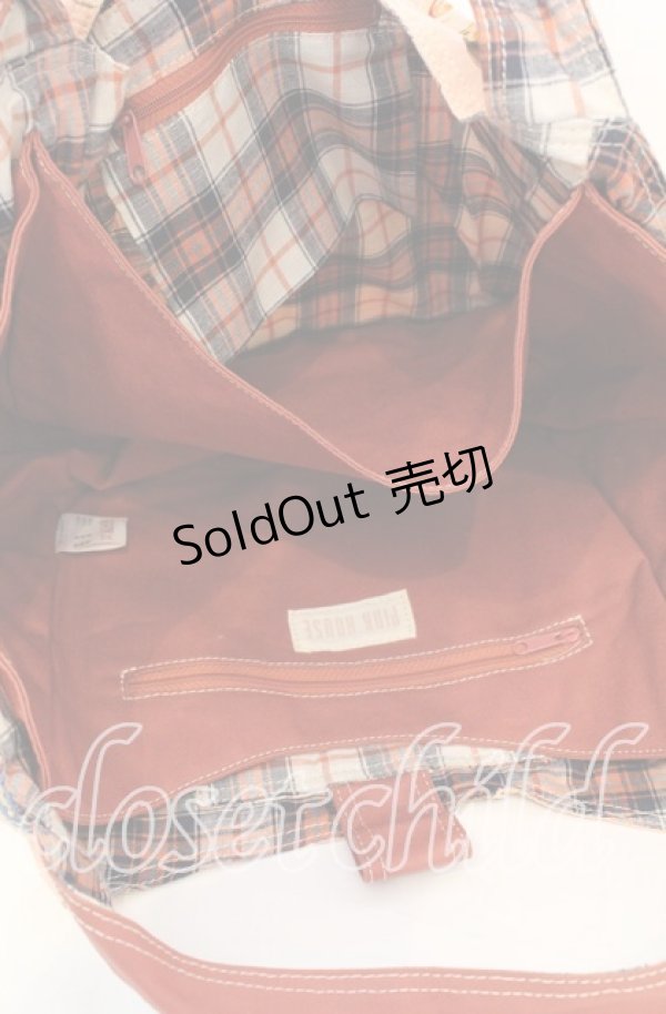 画像3: PINK HOUSE / マッドハッタープリントバッグ  ピンク O-25-11-08-1012-LO-BG-IG-ZT (3)