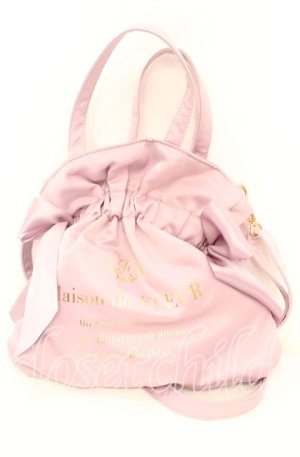 画像: Maison de FLEUR / ダブルリボン2Wayトートバッグ  公式色展開ラベンダー O-25-11-08-1013-LO-BG-IG-OS