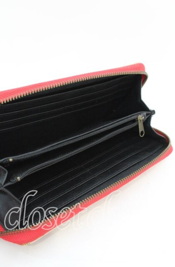 画像2: PINK HOUSE / ストロベリー柄長財布BOOK 財布単品  ピンク O-25-11-08-1016-LO-ZA-IG-ZT422 (2)