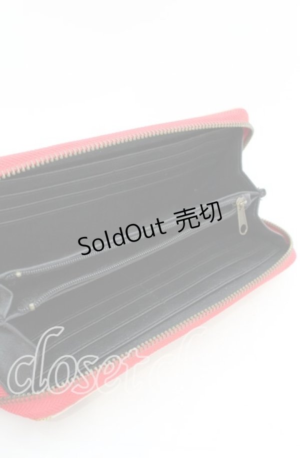画像2: 【SALE】PINK HOUSE / ストロベリー柄長財布BOOK 財布単品  ピンク O-25-11-08-1016-LO-ZA-IG-ZT422 (2)