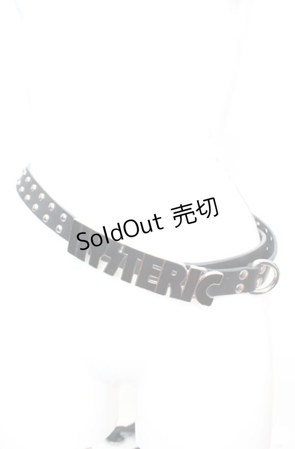 画像1: HYSTERIC GLAMOUR / ロゴベルト  ブラック O-25-11-08-1018-PU-ZA-IG-OS (1)