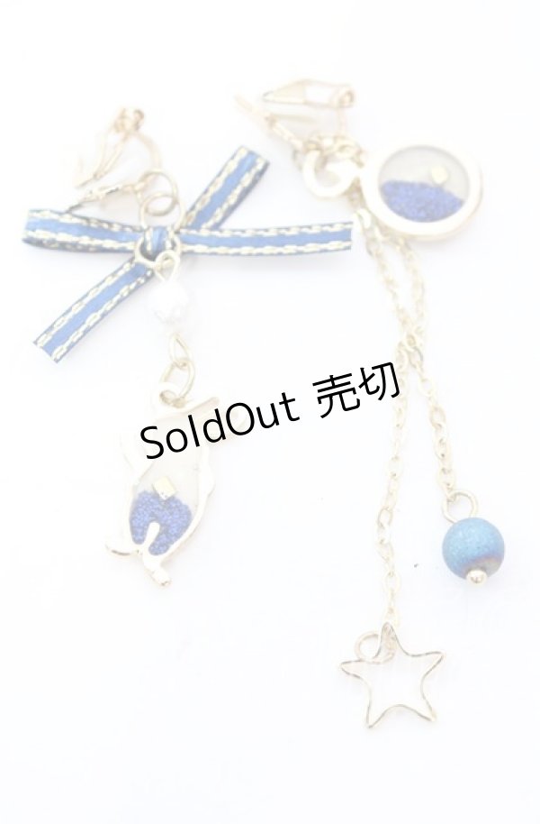 画像2: Milky Rag / 星空うさぎのドロッピイヤリング   O-25-11-08-1021-LO-AC-IG-OS (2)