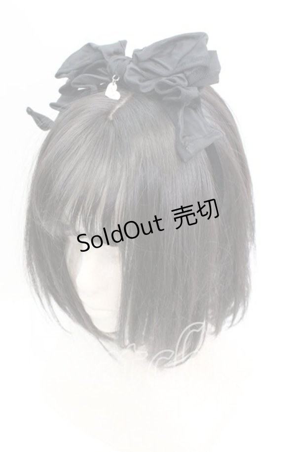 画像1: MILK / ワイヤーリボンカチューシャ  クロ O-25-11-08-1003-ML-AC-IG-OS (1)