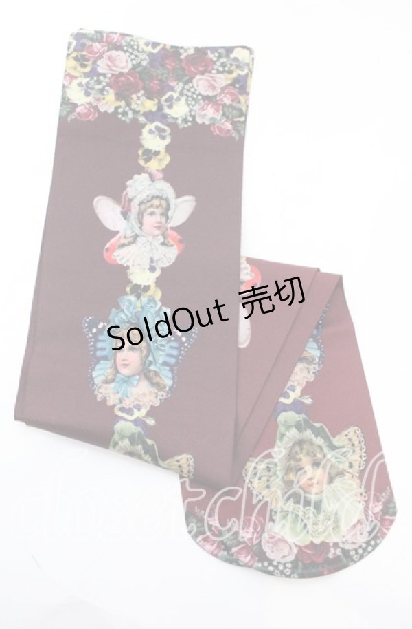 画像1: 【SALE】Morun x Muuna Stoik / Fairy girlsオーバーニー  ワイン O-25-11-08-1023-LO-ZA-IG-ZT171 (1)