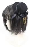 画像1: LOLITA他 / ミニハット  ブラック O-25-11-08-1025-LO-AC-IG-OS (1)