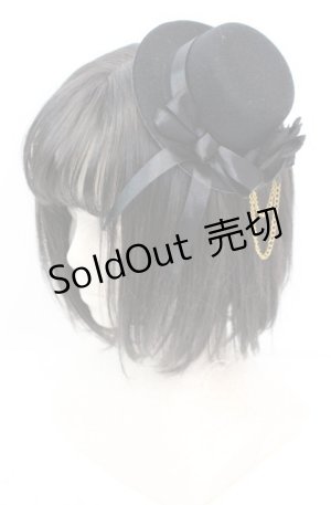 画像: LOLITA他 / ミニハット  ブラック O-25-11-08-1025-LO-AC-IG-OS
