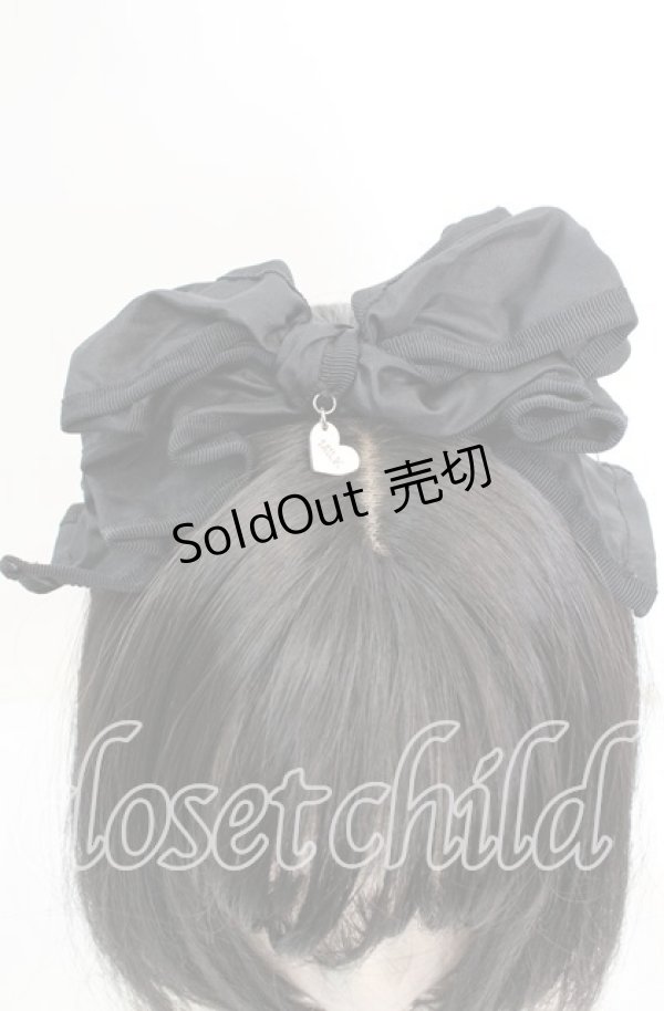 画像2: MILK / ワイヤーリボンカチューシャ  クロ O-25-11-08-1003-ML-AC-IG-OS (2)