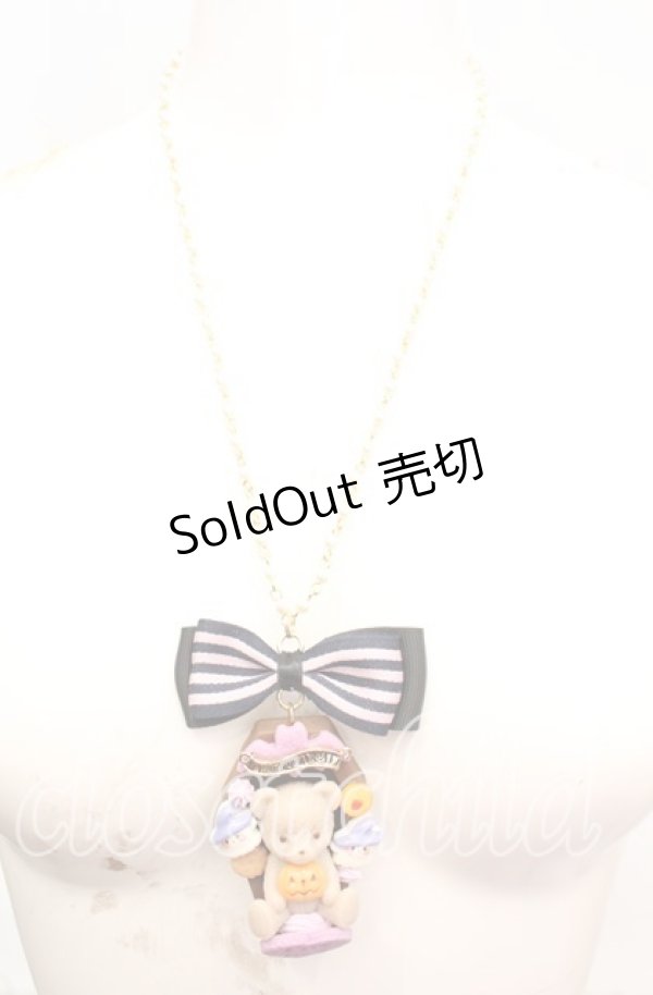 画像2: チェルシィ / ハロウィンベアネックレス   O-25-11-08-1032-LO-AC-OW-OS (2)