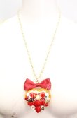 画像2: チェルシィ / いちごクリームハートパイネックレス   O-25-11-08-1033-LO-AC-OW-OS (2)