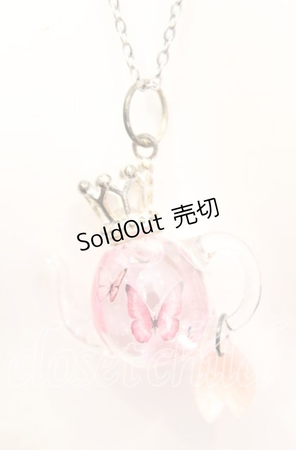画像1: 魔法道具店 shiro / 魔法蝶々と秘密のお茶会ネックレス   O-25-11-08-1035-LO-AC-OW-OS (1)