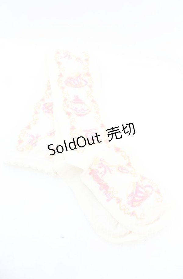 画像2: Angelic Pretty / Wonder Partyオーバーニー  オフ×ピンク O-25-11-08-1004-AP-ZA-IG-OS (2)