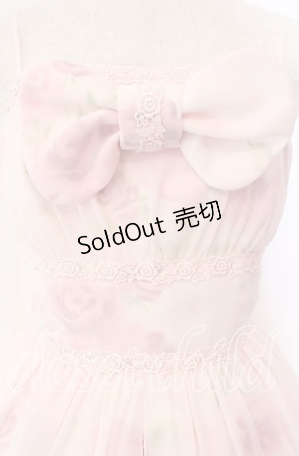 画像2: JESUS DIAMANTE / プリティエンジェルワンピース 38 ぼかし薔薇 ピンク O-25-11-08-005-JE-OP-IG-OS (2)