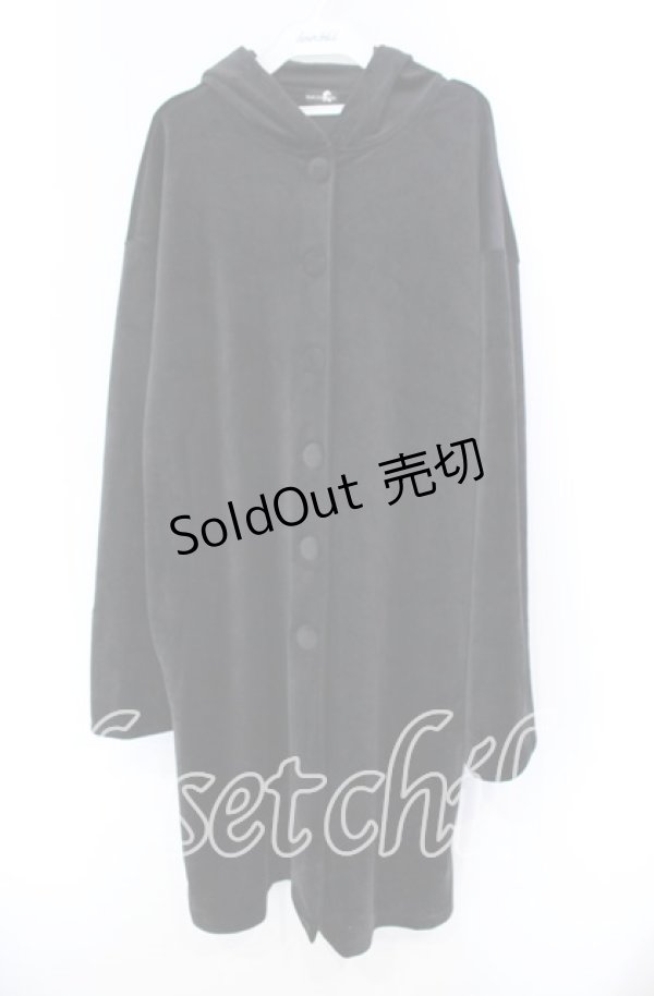 画像1: NieR / VELVET STYLISH LONG COAT【GRUDGE】  ブラック O-25-11-08-052-EL-CO-IG-ZT-C022 (1)