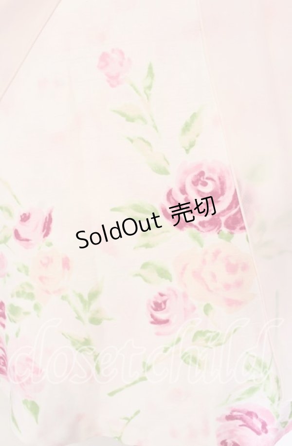 画像3: JESUS DIAMANTE / プリティエンジェルワンピース 38 ぼかし薔薇 ピンク O-25-11-08-005-JE-OP-IG-OS (3)