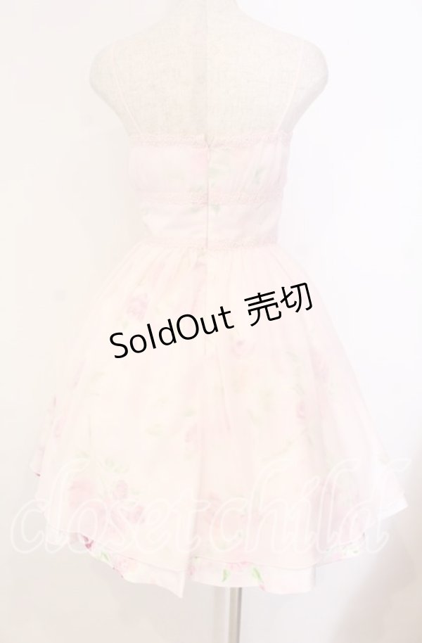 画像5: JESUS DIAMANTE / プリティエンジェルワンピース 38 ぼかし薔薇 ピンク O-25-11-08-005-JE-OP-IG-OS (5)