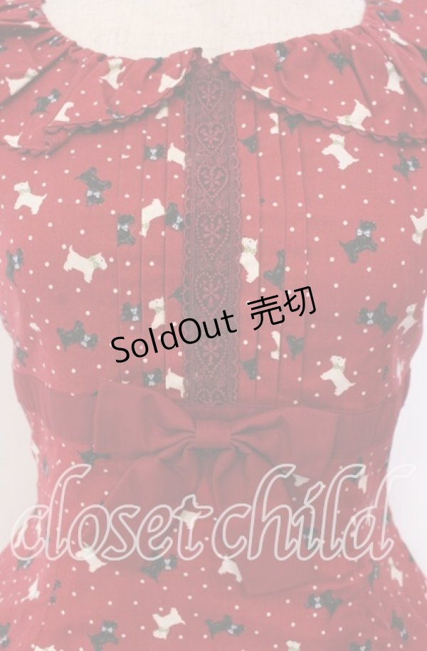 画像2: Beth / フリルカラーワンピース  アカ O-25-11-08-006-CL-OP-IG-OS (2)