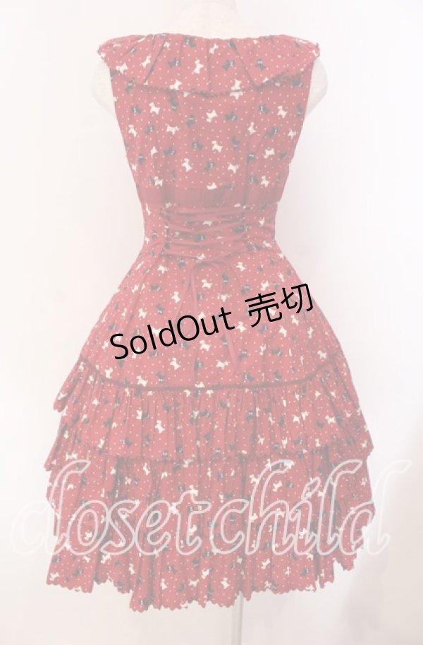 画像4: Beth / フリルカラーワンピース  アカ O-25-11-08-006-CL-OP-IG-OS (4)