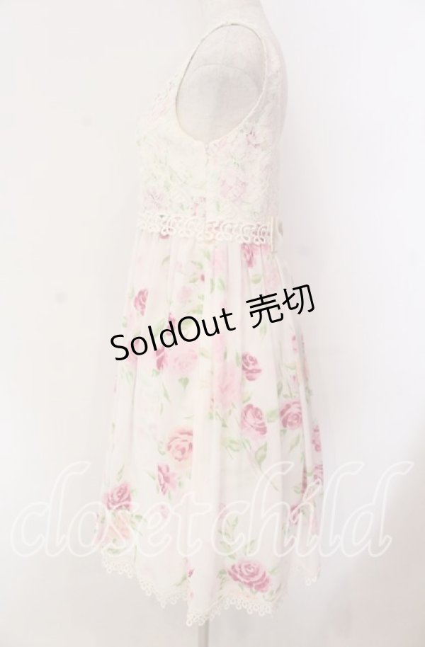 画像3: JESUS DIAMANTE / 新ドールワンピース 40 ぼかし薔薇 ピンク O-25-11-08-009-JE-OP-IG-OS (3)