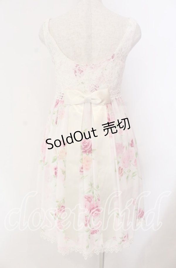 画像4: JESUS DIAMANTE / 新ドールワンピース 40 ぼかし薔薇 ピンク O-25-11-08-009-JE-OP-IG-OS (4)