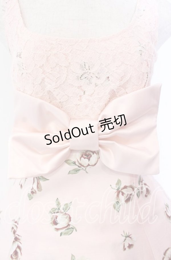 画像2: JESUS DIAMANTE / BIGリボンドールワンピース 38 バルドー薔薇 ピンク O-25-11-08-002-JE-OP-IG-OS (2)