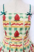 画像2: Emily Temple cute / ギンガムショートケーキノースリーブワンピース  グリーン O-25-11-08-015-ET-OP-IG-OS (2)