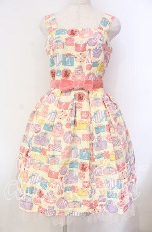 画像: Emily Temple cute / プレゼントBOXノースリーブワンピース  アイボリー O-25-11-08-016-ET-OP-IG-OS