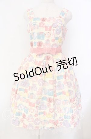 画像: Emily Temple cute / プレゼントBOXノースリーブワンピース  アイボリー O-25-11-08-016-ET-OP-IG-OS