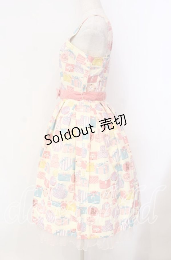 画像3: Emily Temple cute / プレゼントBOXノースリーブワンピース  アイボリー O-25-11-08-016-ET-OP-IG-OS (3)