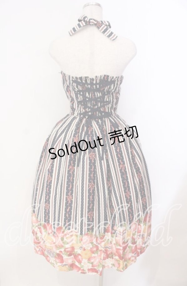 画像5: Innocent World / ストロベリージャムジャンパースカート M（108cm丈） ネイビー O-25-11-08-017-IW-OP-IG-OS (5)