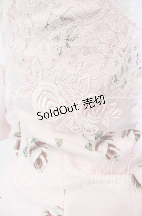 画像4: JESUS DIAMANTE / BIGリボンドールワンピース 38 バルドー薔薇 ピンク O-25-11-08-002-JE-OP-IG-OS (4)