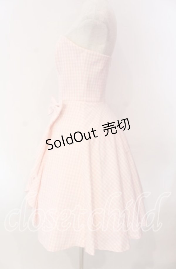 画像3: JESUS DIAMANTE / ギンガムダンスベアワンピース 38 ピンク O-25-11-08-020-JE-OP-IG-OS (3)