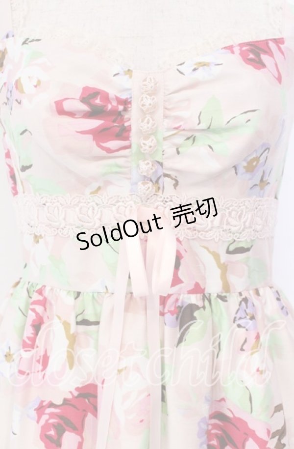 画像2: JESUS DIAMANTE / シシリアワンピース 38 トリアノン薔薇 ピンク O-25-11-08-022-JE-OP-IG-OS (2)