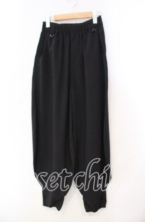 画像: Deorart / バルーンシルエット・ランタンパンツ  ブラック O-25-11-10-037-PU-PA-IG-OS