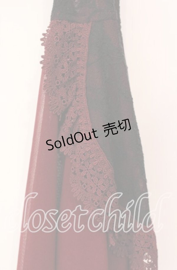 画像3: abilletage / Noirレースボレロ  ワイン×ブラック O-25-11-10-041-GO-TO-OW-OS (3)