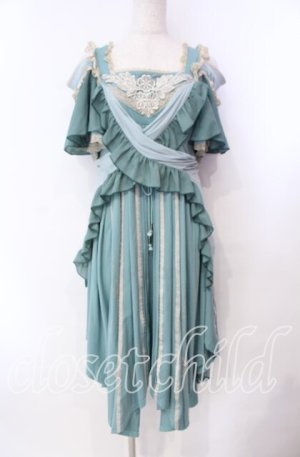 画像: OZZ ANGELO / イレギュラーヘムワンピース  ミント O-25-11-10-046-OO-OP-IG-OS