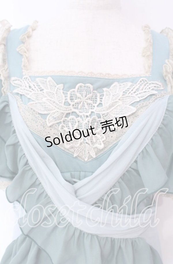 画像2: OZZ ANGELO / イレギュラーヘムワンピース  ミント O-25-11-10-046-OO-OP-IG-OS (2)