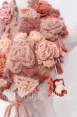 画像2: PINK HOUSE / フラワーモチーフモヘアティペット  ピンク O-25-11-10-010-LO-ZA-IG-OS (2)
